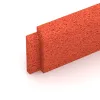 Detailaufnahme der Randausprägung von WARCO-Produkt 4285, Podnožna letev, Format 750 x 20 x 80 mm, Farbe Svetlo rdeče-oranžna.