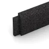 Detailaufnahme der Randausprägung von WARCO-Produkt 2263, Podnožna letev, Format 750 x 20 x 80 mm, Farbe Antracit.