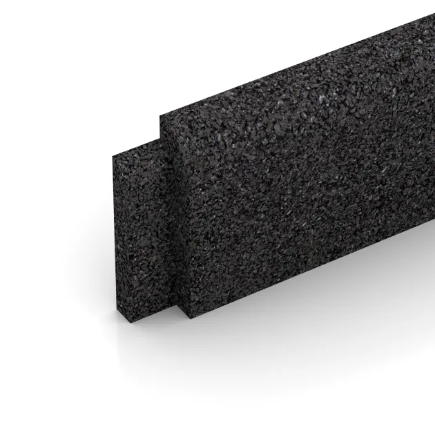Detailaufnahme der Randausprägung von WARCO-Produkt 2263, Podnožna letev, Format 750 x 20 x 80 mm, Farbe Antracit.