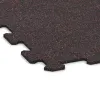 Detailaufnahme der Randausprägung von WARCO-Produkt 1033, Treppenbelag, Format 970 x 970 x 8 mm | 0,94 m, Farbe Rahlo rdeče posuto.