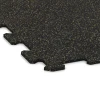 Detailaufnahme der Randausprägung von WARCO-Produkt 1063, Fitnes talna obloga Kompakt, Format 970 x 970 x 8 mm | 0,94 m, Farbe Lehko rumeno posipana.