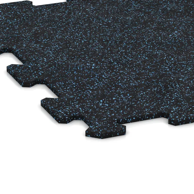 Detailaufnahme der Randausprägung von WARCO-Produkt 0901, Treppenbelag, Format 485 x 485 x 8 mm | 0,235 m², Farbe Rahlo Modro Posuto.
