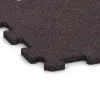 Detailaufnahme der Randausprägung von WARCO-Produkt 0972, Treppenbelag, Format 485 x 485 x 16 mm | 0,235 m², Farbe Rahlo rdeče posuto.
