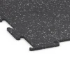 Detailaufnahme der Randausprägung von WARCO-Produkt 6452, Fitnes talna obloga Kompakt, Format 100 × 100 × 0,8 cm, Farbe Rahlo sivo posuto.