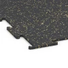 Detailaufnahme der Randausprägung von WARCO-Produkt 6454, Fitnes talna obloga Kompakt, Format 100 × 100 × 0,8 cm, Farbe Lehko rumeno posipana.