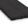 Detailaufnahme der Randausprägung von WARCO-Produkt 0383, halbe Platte, Format 500 x 250 x 30 mm, Farbe Antracit.