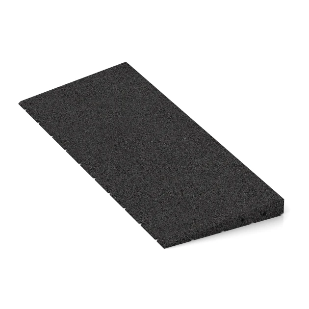 Detailaufnahme der Randausprägung von WARCO-Produkt 2468, Pragovna rampa 75, Format 75 x 30 cm | 8 < 45 mm, Farbe Antracit.