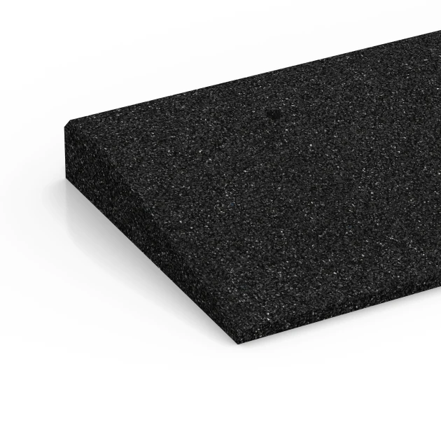 Detailaufnahme der Randausprägung von WARCO-Produkt 6598, Klančina za prag vrat, Format 100 × 25 cm | 1 < 5 cm, Farbe Antracit.