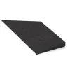 Detailaufnahme der Randausprägung von WARCO-Produkt 2216, linke Eck-Keilhälfte, Format 750 x 300 mm | 8 <  50 mm, Farbe Antracit.