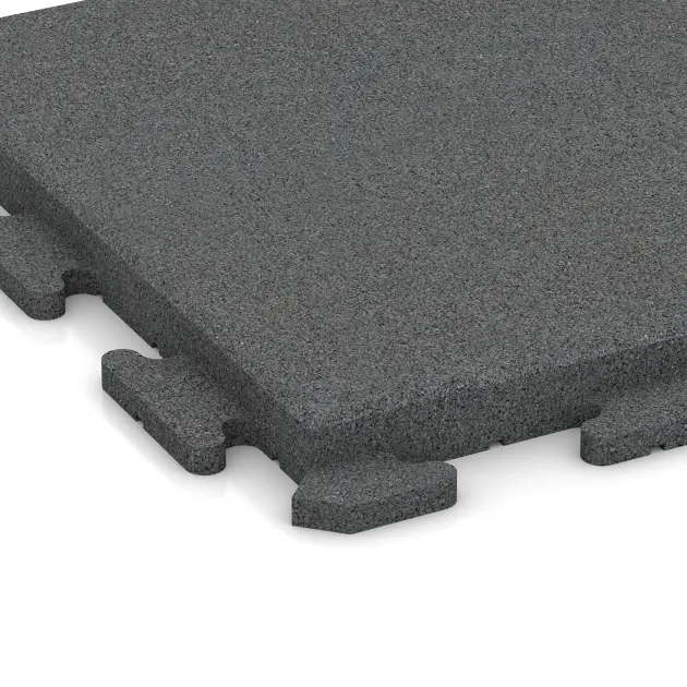 Detailaufnahme der Randausprägung von WARCO-Produkt 1389, Gehwegplatte, Format 500 x 500 x 40 mm, Farbe Lupkovosiva.