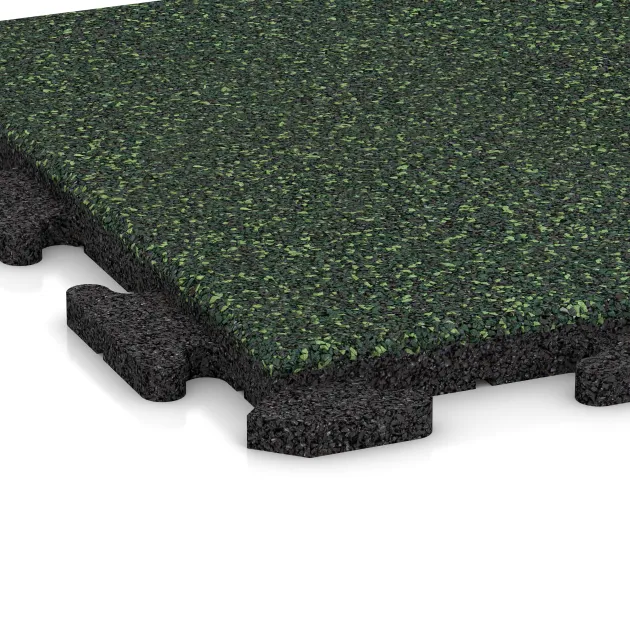 Detailaufnahme der Randausprägung von WARCO-Produkt 1167, Gehwegplatte, Format 500 x 500 x 30 mm, Farbe Angleška trava.