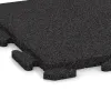 Detailaufnahme der Randausprägung von WARCO-Produkt 1253, Gehwegplatte, Format 500 x 500 x 30 mm, Farbe Antracit.