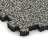 Detailaufnahme der Randausprägung von WARCO-Produkt 3721, Fitnes Podloga Premium 2 cm, Format 30,6 x 30,6 x 2 cm | 0,094 m², Farbe Sivi granit.