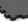 Detailaufnahme der Randausprägung von WARCO-Produkt 3790, Eck-Platte (zwei Seiten abgeschrägt), Format 500 x 500 x 100 mm, Farbe Bledo zelena.