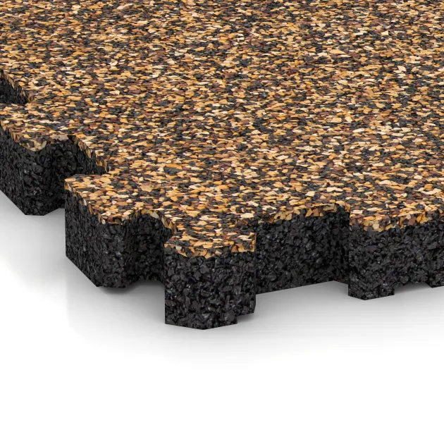 Detailaufnahme der Randausprägung von WARCO-Produkt 5235, Ploščica rob bazena brez fug, Format 306 x 306 x 30 mm, Farbe Maroko.