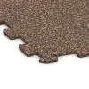 Detailaufnahme der Randausprägung von WARCO-Produkt 1024, Fitnes Podlaga Kompakt, Format 970 x 970 x 8 mm | 0,94 m, Farbe Losa in Koren.
