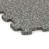 Detailaufnahme der Randausprägung von WARCO-Produkt 0959, Fitnes Podlaga Kompakt, Format 485 x 485 x 16 mm | 0,235 m², Farbe Siv granit.