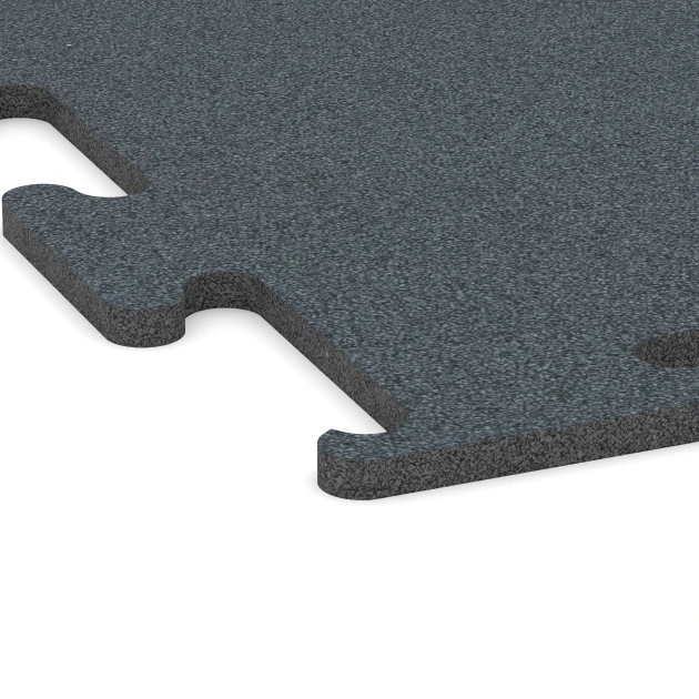 Detailaufnahme der Randausprägung von WARCO-Produkt 6159, Fitness Performance Elite talna obloga za vadbo, Format 100 x 100 x 1,5 cm | 1,00 m², Farbe Praprotno zelena.