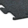 Detailaufnahme der Randausprägung von WARCO-Produkt 3758, Fitnes podlaga Fitness Performance Elite, Format 1000 x 1000 x 15 mm, Farbe Rahlo Modro Posuto.