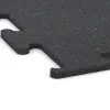 Detailaufnahme der Randausprägung von WARCO-Produkt 3769, Fitnes podlaga Fitness Performance Elite, Format 500 x 500 x 15 mm, Farbe Rahlo rdeče posuto.