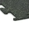 Detailaufnahme der Randausprägung von WARCO-Produkt 3771, Fitnes podlaga Fitness Performance Elite, Format 500 x 500 x 15 mm, Farbe Lekko zeleni posipani.