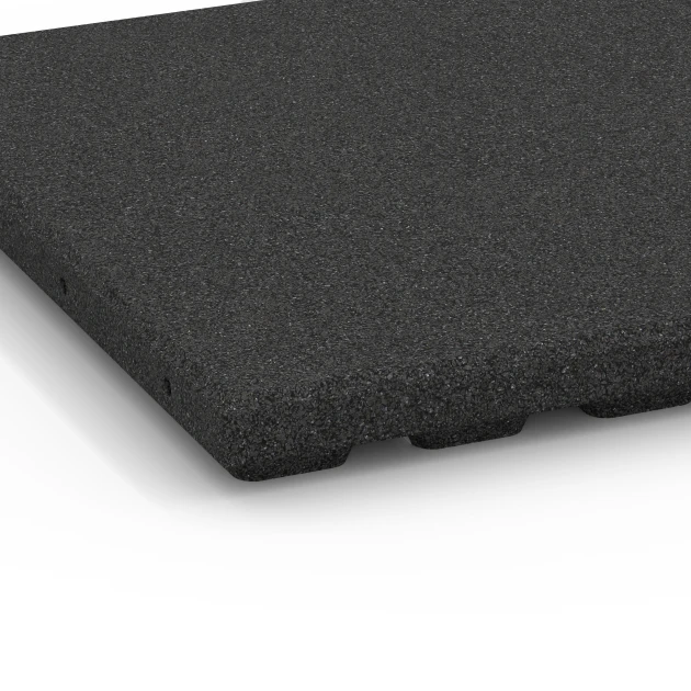 Detailaufnahme der Randausprägung von WARCO-Produkt 6372, Terasna ploščica Classic, Format 50 x 50 x 4 cm, Farbe Antracit.