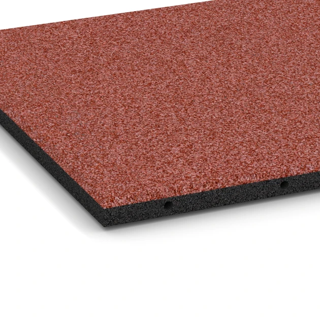 Detailaufnahme der Randausprägung von WARCO-Produkt 6179, Terasna plošča Classic, Format 50 x 50 x 3 cm, Farbe Paradižnikovo rdeča.