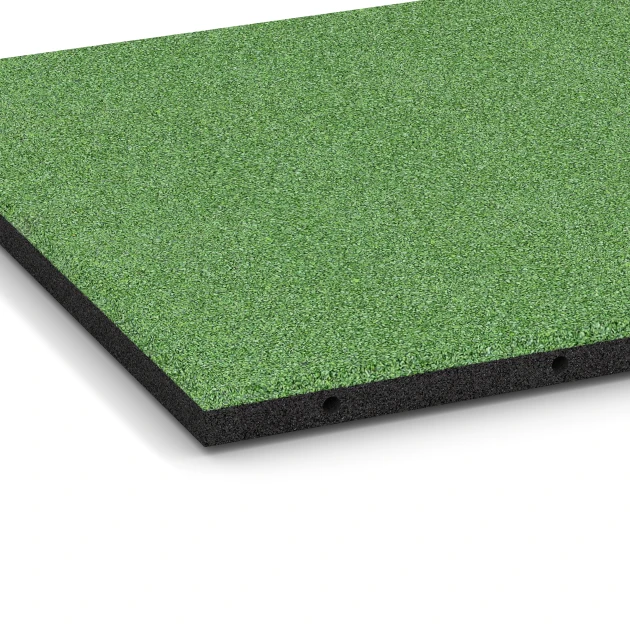 Detailaufnahme der Randausprägung von WARCO-Produkt 6129, Blažilna plošča – 95 cm, Format 50 x 50 x 3 cm | 0,25 m², Farbe Lipovo zelena.