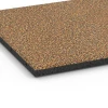 Detailaufnahme der Randausprägung von WARCO-Produkt 6416, Gumijasta varnostna plošča – 90 cm, Format 50 x 50 x 3 cm | 0,25 m², Farbe Terakota.