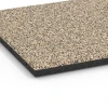 Detailaufnahme der Randausprägung von WARCO-Produkt 6419, Gumijasta varnostna plošča – 90 cm, Format 50 x 50 x 3 cm | 0,25 m², Farbe Travertin.