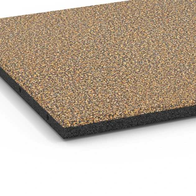 Detailaufnahme der Randausprägung von WARCO-Produkt 6362, Terasna plošča Classic, Format 50 x 50 x 3 cm | 0,25 m², Farbe Ratan.