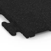 Detailaufnahme der Randausprägung von WARCO-Produkt 6190, Talna ploščica za fitness Classic, Format 50 x 50 x 3 cm | 0,25 m², Farbe Antracit.