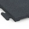 Detailaufnahme der Randausprägung von WARCO-Produkt 6978, Talna ploščica za fitness Classic, Format 50 x 50 x 3 cm | 0,25 m², Farbe Skrilavosiva.