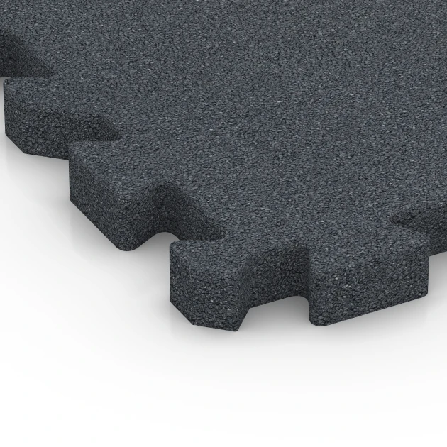 Detailaufnahme der Randausprägung von WARCO-Produkt 6983, Plošče za športna igrišča, Format 50 x 50 x 4 cm | 0,25 m², Farbe Skrilavosiva.