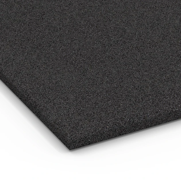 Detailaufnahme der Randausprägung von WARCO-Produkt 6379, Hlevska guma, Format 100 x 100 x 3 cm | 1,00 m², Farbe Antracit.