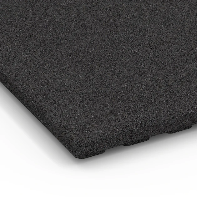 Detailaufnahme der Randausprägung von WARCO-Produkt 6389, Hlevska guma Luksuz, Format 100 x 50 x 4,5 cm | 0,50 m², Farbe Antracit.