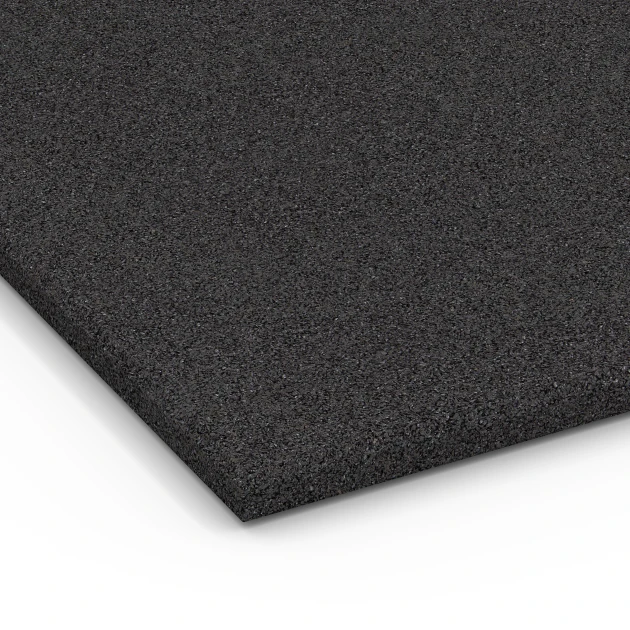 Detailaufnahme der Randausprägung von WARCO-Produkt 6381, Hlevska guma, Format 100 x 50 x 3 cm | 0,50 m², Farbe Antracit.