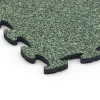 Detailaufnahme der Randausprägung von WARCO-Produkt 6780, Gumijasta podloga za vadbo, Format 44,6 x 44,6 x 1,8 cm, Farbe Angleška trata.