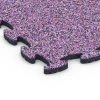 Detailaufnahme der Randausprägung von WARCO-Produkt 6792, Gumijaste plošče za balkon, Format 44,6 x 44,6 x 1,8 cm, Farbe Levandula.