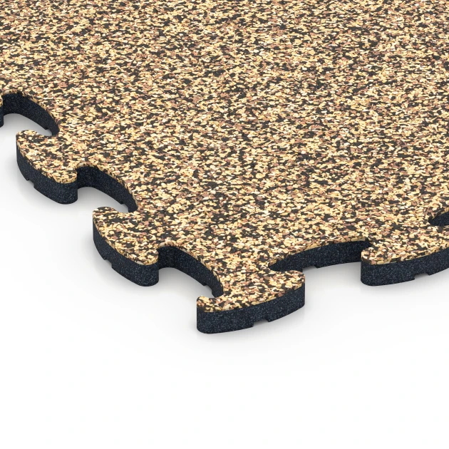 Detailaufnahme der Randausprägung von WARCO-Produkt 6867, Fitnes talna obloga Max, Format 44,6 x 44,6 x 1,8 cm, Farbe Ratan.