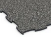 Detailaufnahme der Randausprägung von WARCO-Produkt 6805, Gumijasta podloga za agility, Format 97,1 x 97,1 × 1,8 cm, Farbe Temnosivi granit.