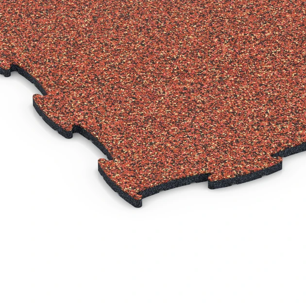 Detailaufnahme der Randausprägung von WARCO-Produkt 6836, Fitness Active talna obloga, Format 97,1 x 97,1 × 1,8 cm, Farbe Etna.