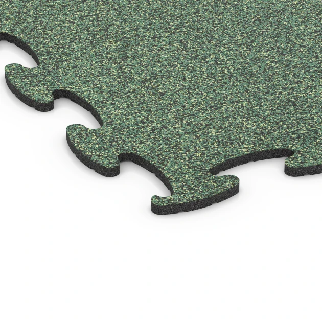Detailaufnahme der Randausprägung von WARCO-Produkt 6870, Fitnes talna obloga Max, Format 98 x 98 × 1,8 cm, Farbe Angleška trata.