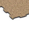 Detailaufnahme der Randausprägung von WARCO-Produkt 6925, Gumijaste plošče za sejme, Format 97,1 x 97,1 × 1,8 cm, Farbe Terakota.