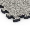 Detailaufnahme der Randausprägung von WARCO-Produkt 6932, Gumijasta zaščitna podloga, Format 44,6 x 44,6 × 2,8 cm, Farbe Sivi granit.