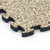 Detailaufnahme der Randausprägung von WARCO-Produkt 6847, Fitness Active talna obloga, Format 44,6 x 44,6 × 2,8 cm, Farbe Travertin.