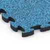 Detailaufnahme der Randausprägung von WARCO-Produkt 6848, Fitness Active talna obloga, Format 44,6 x 44,6 × 2,8 cm, Farbe Atlantik.