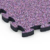 Detailaufnahme der Randausprägung von WARCO-Produkt 6882, Fitnes talna obloga Max, Format 44,6 x 44,6 × 2,8 cm, Farbe Levandula.