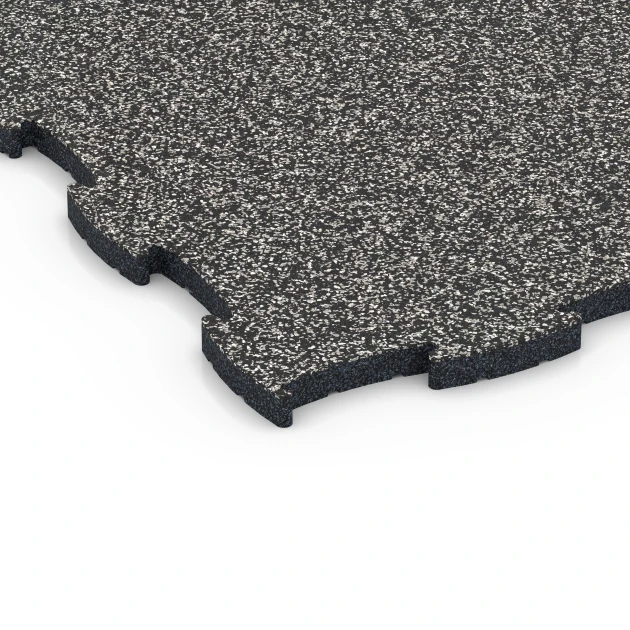 Detailaufnahme der Randausprägung von WARCO-Produkt 6850, Fitness Active talna obloga, Format 97,1 x 97,1 x 2,8 cm, Farbe Temnosivi granit.