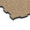 Detailaufnahme der Randausprägung von WARCO-Produkt 6853, Fitness Active talna obloga, Format 97,1 x 97,1 x 2,8 cm, Farbe Terakota.